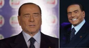 81-летний Сильвио Берлускони стал похож на восковую фигуру (12 фото)