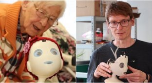 The Germans have come up with a robot grandson for nursing homes (4 photos)