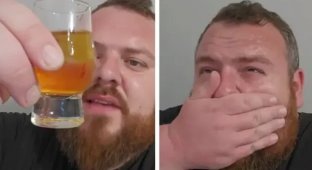 My mouth caught fire: a blogger tried the strongest beer in the world and almost died (3 photos + 1 video)