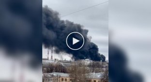 The Uralmash plant caught fire in Yekaterinburg, Russia