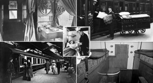 Британские спальные вагоны начала ХХ века (9 фото)