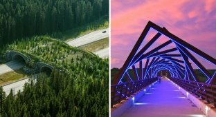 30 examples of infrastructure that can be called masterpieces (31 photos)