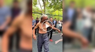 79-Year-Old Grandpa Kicks It Up