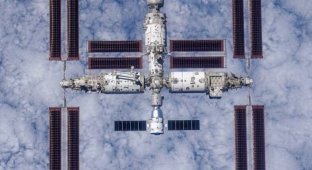 Орбитальная станции Тяньгун (3 фото)