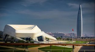 Morocco unveiled a new architectural landmark: the Mohammed VI Tower skyscraper (4 photos)