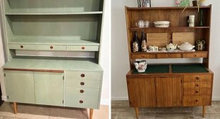 25 beautiful things damaged by staining, before and after restoration (26 photos)