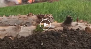 The Russians were digging a trench for themselves, but something did not finish the work