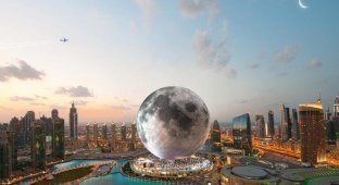 В Дубае хотят построить Луну (3 фото)