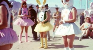 Якби фестиваль «Burning Man» («Гаряча людина») проводили б у 1960-х роках (19 фото)