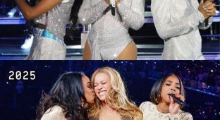 Beyoncé reunites Destiny’s Child at concert in Las Vegas (3 photos + 4 videos)