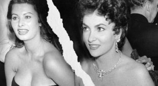 The real story of the feud between Gina Lollobrigida and Sophia Loren (4 photos)