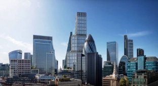 The tallest skyscraper Undershaft will be built in London (7 photos)