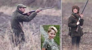 Защитники застыдили принца Уильяма, взявшего сына на охоту (6 фото)