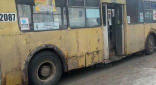 В Рязани нашли "ужасающий" троллейбус (4 фото + видео)