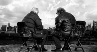 Роберт Де Ниро и Аль Пачино в новой фотосессии (2 фото)