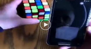 Собираем кубик Рубика с помощью телефона