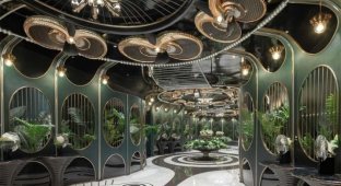The most beautiful and luxurious public toilet in the world (3 photos)
