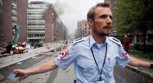 Взрывы в столице Норвегии (11 фото)