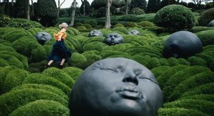 The Gardens of Etretat - an amazing and crazy place imbued with the spirit of creativity (13 photos) Photo)