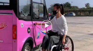 Cars in China for disabled people