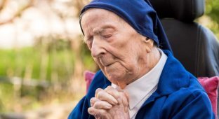 Во Франции умерла старейшая жительница Земли Люсиль Рэндон - ей было 118 лет (3 фото)