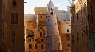 Skyscrapers made of clay - a unique path of Yemen (6 photos)