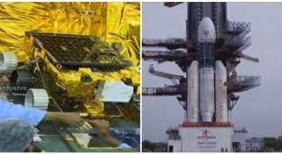 Индия запустила к Луне межпланетную станцию с луноходом (2 фото + 1 видео)