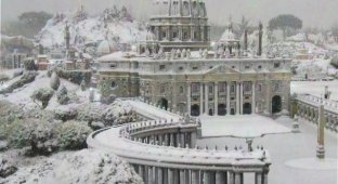 Красивий зимовий Рим (5 фото)