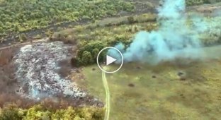 Воїни 57 ОМПБр успішно атакували ворожі укриття та окупантів у будинках на Вовчанському напрямку.