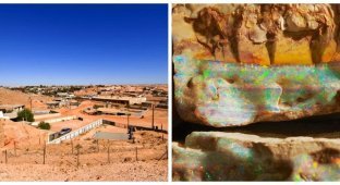 Opal underground city, which was founded by a 14-year-old teenager (10 photos)