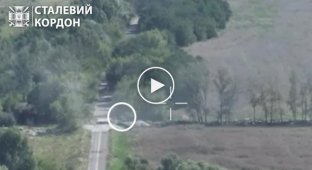 Mortar fire on Russian positions