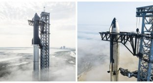 SpaceX показала полностью собранную ракету Starship, готовую к запуску (9 фото)