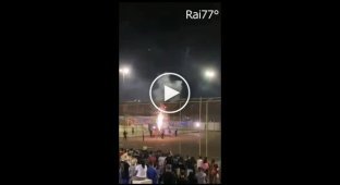 Fire show out of control in Brazil