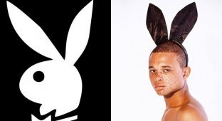 "Хефнер в гробу перевернулся!": читатели Playboy раскритиковали обложку с мужчиной в костюме зайца (5 фото)