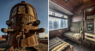 Photographer stumbles upon abandoned Orient Express in Belgium (6 photos)