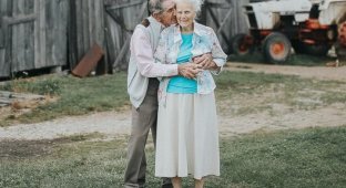 "И жили они долго и счастливо": трогательные фото пары, прожившей вместе 68 лет (7 фото)