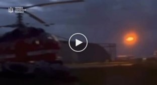 The Ka-32 helicopter was burned at the airfield in Moscow. It belonged to the Russian Ministry of Defense, - GUR MO