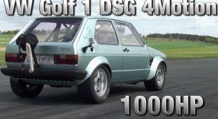 1000-сильный VW Golf I 16Vampir (2 фото + 2 видео)