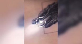 Ink for tattoos that can be hidden from the skin