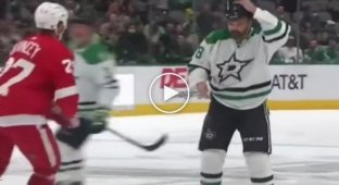 Хоккейная драка с неожиданной развязкой