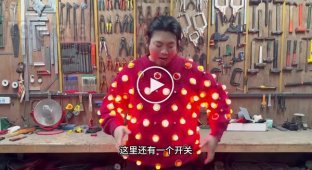 An inventor from China created a laser sweater