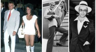 Ностальгические фотографии из 70-х: знаменитые авиапассажиры (30 фото)