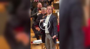 Conductor with humor