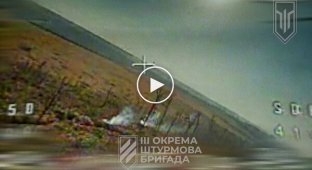 Бойцы 3-й ОШБр дронами остановили 2 танка и МТЛБ оккупантов на Харьковщине