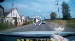 Знаменитые ВАЗовские тормоза в действии