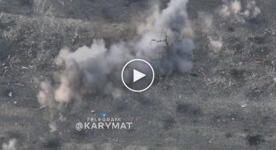 Украинская артиллерия расчехляет группу залежавшихся орков