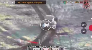 FPV-дроны уничтожили вражеский танк в районе села Работино