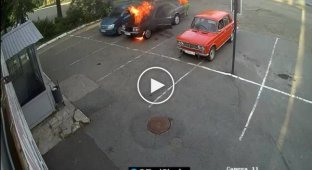 The vacuum cleaner is always there when the car is on fire