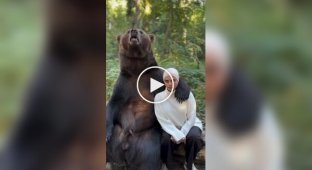 Дівчина із Саудівської Аравії влаштувала фотосесію з ведмедем