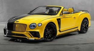 Two-tone crazy luxury: Bentley Continental GTC from Mansory (11 photos)